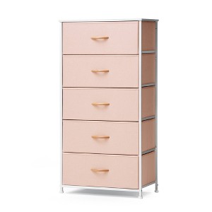 Pellebant 5 Drawers Vertical Dresser Storage Tower Organizer Unit for Bedroom - 1 of 4