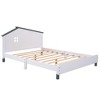 NicBex Twin/Full Size Wood Platform Bed Frame with House-Shaped Headboard for Kids/Boys/Girls,No Box Spring Needed,Easy Assembly - 3 of 4