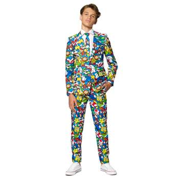 OppoSuits Teen Boys Suit - Super Mario - Multicolor