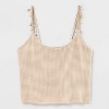 Women's Scoopneck Shell Trim Tank Top - Wild Fable™ - 4 of 4