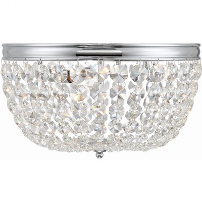 Crystorama Lighting Nola 3 - Light Flush Mount in  Polished Chrome