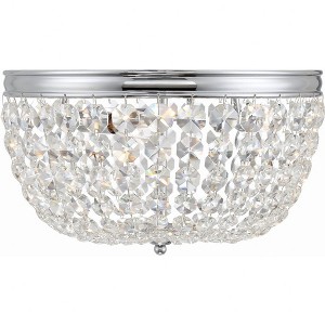 Crystorama Lighting Nola 3 - Light Flush Mount in  Polished Chrome - 1 of 3
