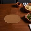 Unique Bargains Trivet Oval Rope Coaster Cotton Non-Woven Fabric 12.6"x8.66"x0.31" - 2 of 3