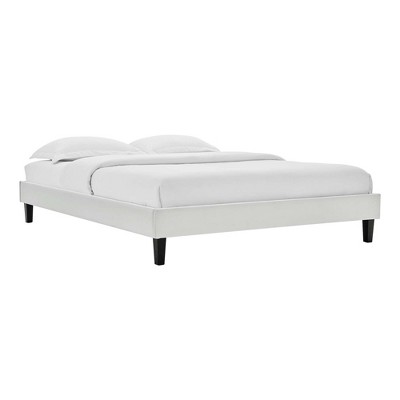 Modway Reign Twin Performance Velvet Platform Bed Frame