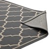 Modway Avena Moroccan Quatrefoil Trellis 8x10 Indoor and Outdoor In Gray and Beige - 4 of 4