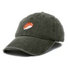 Dalix Salmon Nigiri Embroidered Sushi Cotton Dad Hat Baseball Cap Adjustable Womens - 4 of 4