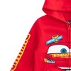 Disney Cars Lightning McQueen Boys Zip Up Hoodie with Pockets for Toddlers and Big Kids - 3 of 4