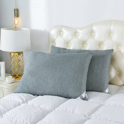 Standard 2pk Charcoal Infused Knit Bed Pillow - St. James Home