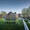 VYNXARIA 12FT Recreational Trampoline with Slide, Swings, and Basketball Features - Ultimate Outdoor Adventure - 4 of 4