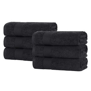 Modern Solid Classic Luxury Egyptian Cotton Towel Set by Blue Nile Mills - 1 of 4