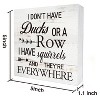 Funny Office Quote Wooden Box Sign Desk Decor Rustic Humorous Wood Block Plaque Box Sign - 3 of 4