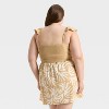 Women's Ruffle Sleeve Woven Halter Top - A New Day™ - 2 of 2