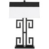 Greek Key Table Lamp (Set of 2) - 28 Inch Height - LIT4071 - Black - Safavieh - 4 of 4