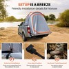 NEXPOW Truck Tent for Camping with Waterproof Rainfly, Double Layer Portable Car Truck Bed Tent - 4 of 4