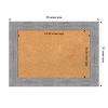 Amanti Art Bark Rustic Framed Corkboard, Natural Cork - 4 of 4