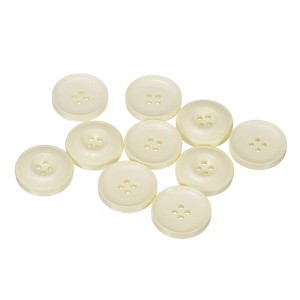 Unique Bargains Resin DIY Craft Flat 4-Hole Sewing Buttons 10 Pcs - 1 of 4
