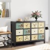 6 Drawer Dresser for Bedroom, 47" Modern Chest of Drawers, Wooden Dresser TV Stand, Retro Dresser Storage Cabinet for Closet Living Room - 2 of 4