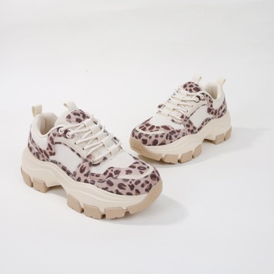 Женские кроссовки BERNESS Women's Damian Leopard Chunky Sole Platform Sneaker Multicolor 8 — фото 2