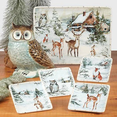 Certified International Winter's Frost Dinnerware Collection