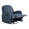 Relax-A-Lounger Martini Swivel Rocker Recliner Woven Blue - 4 of 4