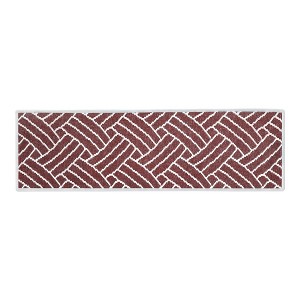 SussexHome Sisal Design Cotton Anti-Slip Stair Treads, 9” X 28“ - 1 of 4