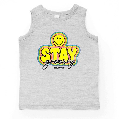 The Juniper Shop SmileyWorld Stay Groovy Youth Tank Top