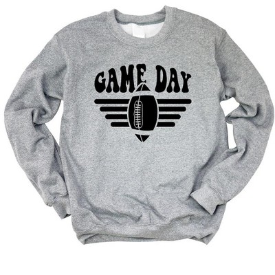 Simply Sage Market Women's Graphic Sweatshirt Football Game Day Stripes