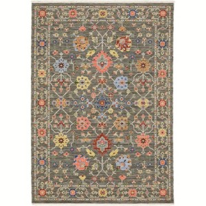 Oriental Weavers Lucca 093K1 Grey/ Multi Indoor Area Rug - 2' x 6' - 1 of 1