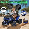 JOYRACER 24V 7Ah Kids Ride-On ATV Quad with Bluetooth, Music, USB & MP3 Port, Electric 4-Wheeler Toys Cars for Outdoor Adventure - 3 of 4