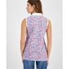 Tommy Hilfiger Womens Floral Sleeveless Polo Shirt, Multicoloured, Small - 2 of 2