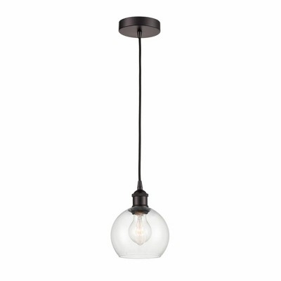 Athens - 1 Light Mini Pendant In Industrial Style-8.88 Inches Tall and 6 Inches Wide
