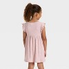 Toddler Girls' Short Sleeve Ribbed Dress - Cat & Jack™ - 2 of 3