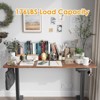Lirago Electric Adjustable Height Standing Desk with Splice Board-Home Office Desk for Healthy Work Lifestyle-Brown - 3 of 4