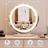 19" Round Vanity Mirror with Lights, Large Vanity Mirror with 3 Color Lighting Dimmable, Smart Touch Control - 3 of 4