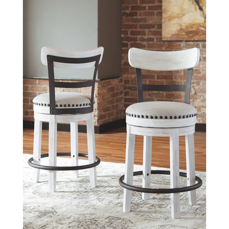 Valebeck Upholstered Swivel Counter Height Barstool - Signature Design by Ashley, 5 of 10