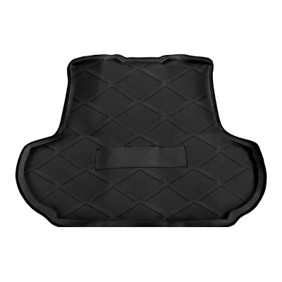 X AUTOHAUX Black Car Rear Trunk Floor Mat Cargo Boot Liner Carpet Tray for Mitsubishi Outlander 2007-2012