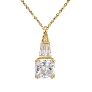 Square Trillion Pendant Necklace for Women Sterling Silver Ginger Lyne Collection - 1 of 4