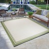Gertmenian 9'x13' Paseo Soroa Rectangle Woven Indoor/Outdoor Accent Rug Green: Polypropylene, Fade-Resistant, Hose Clean - 4 of 4