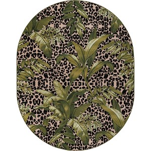 Unique Loom    Outdoor Botanical Andromeda Area Rug - 1 of 4