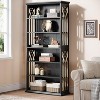 Lantine 6-Tier Bookshelf, 75-Inch Tall Bookcase, Large Bookshelves Freestanding Display Shelves, Wood Book Shelf for Living Room, Home Office, Bedroom - 4 of 4