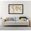 Home Magnetics World Map - XL Tan - 3 of 4