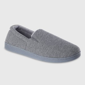 Isotoner Men's Kai Micro Textured Knit Closed Back Slippers - 1 of 4