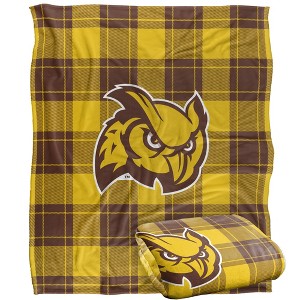 Rowan University Campus Plaid Spirit Silky Touch Super Soft Throw Blanket 50x60 - 1 of 4