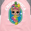Girls' - LOL Surprise! - Chica Chica Tropical Shirt Tail Raglan Graphic T-shirt - 2 of 4
