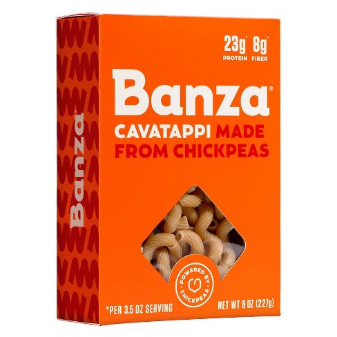 Download Banza Chickpea Pasta Cavatappi 8 Oz Target