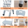 Kids Chair Set of 2 with Height Adjustable Chair, Plastic Toddler Chairs for Children Boys Girls - 3 of 4