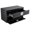 48" Aluminum Truck Tool Box, 2 Tier Tool Chest Organizer with Lock & Keys, Underbody Truck Box, Waterproof Truck Bed Toolbox for Pick Up, Deck Box - 4 of 4