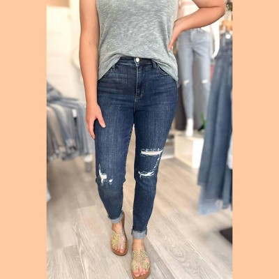 Women's High Waist Distressed Skinny - Judy Blue