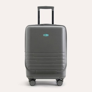Bagsmart Getaway 20'' Carry On Front Opening Suitcase - Gray : Target