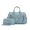 MKF Collection Lara Women’s Satchel Bag – Stylish and Spacious Handbag with Matching Wallet – by Mia K - 2 of 4